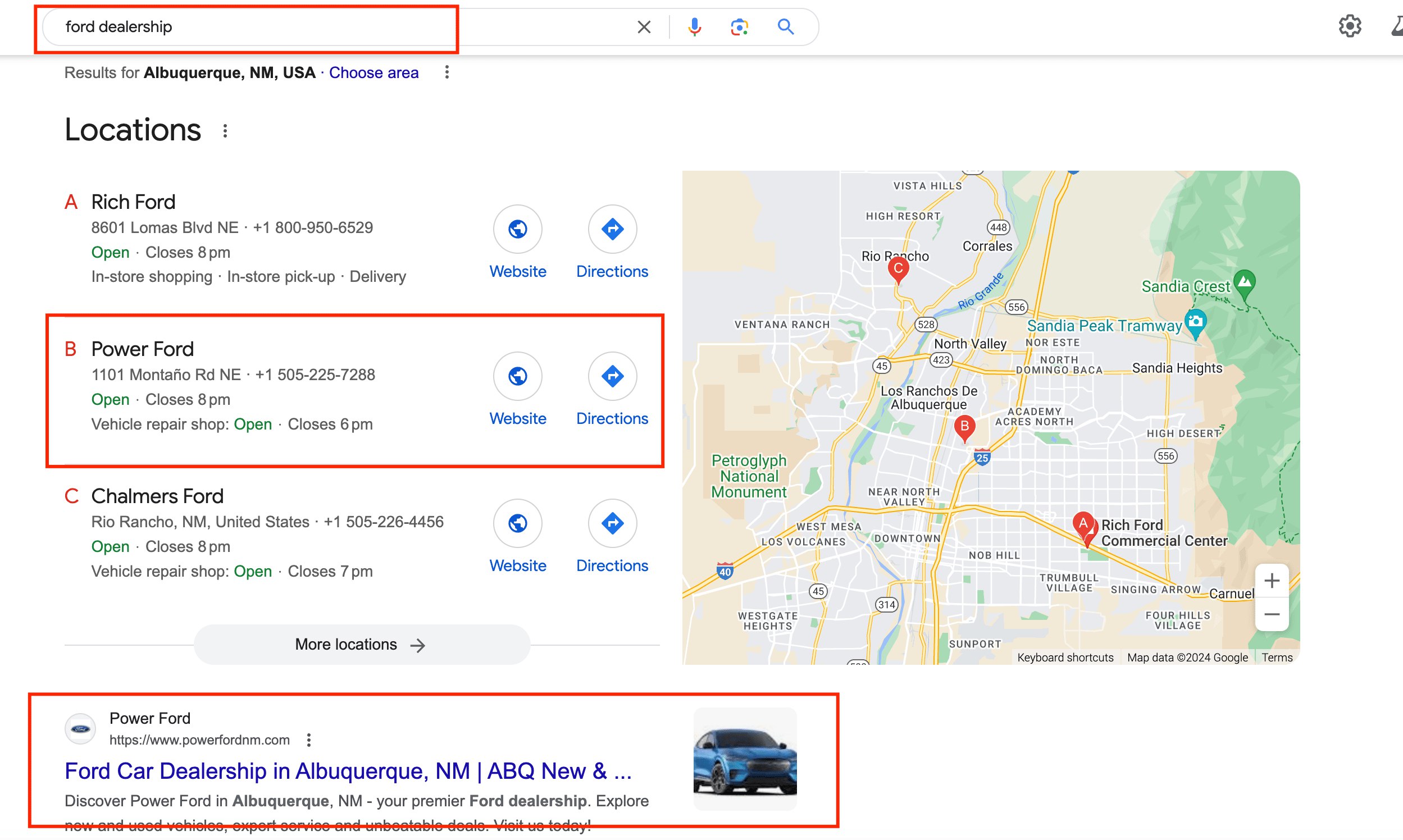 Google Map Citations Sample 3